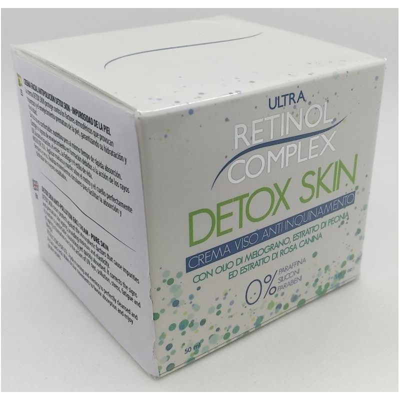 crème visage detox anti pollution 50ml retinol complex