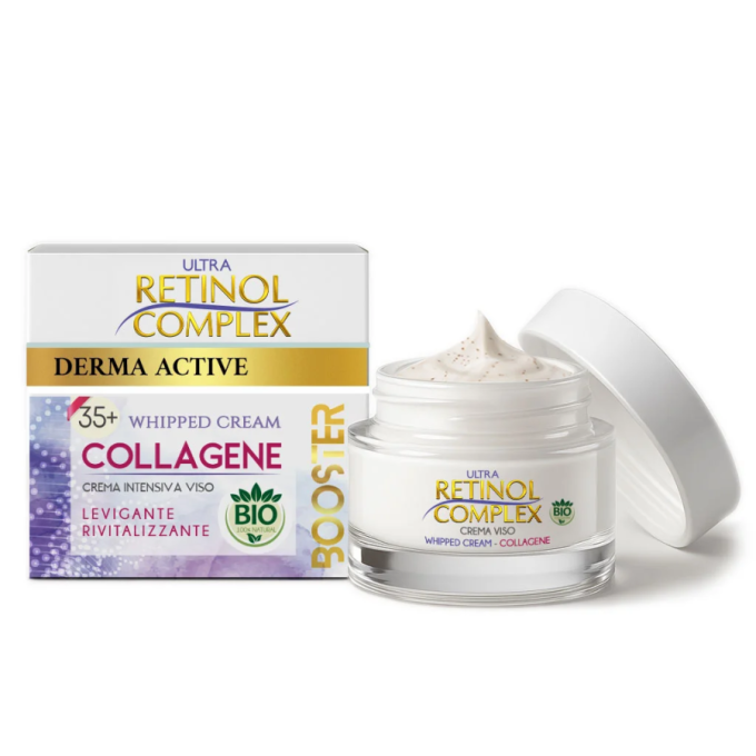 crème fouettée au collagène pour redonner tonus hydratation intense a la peau du visage