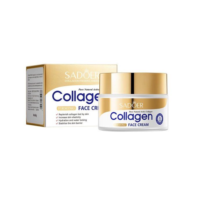 crème raffermissante visage au collagène pur  naturel 60gr