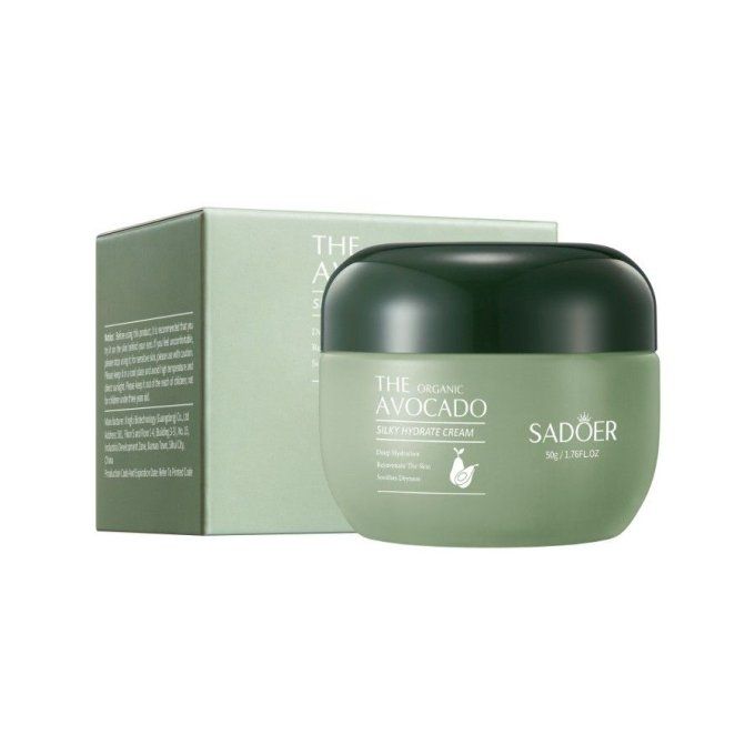 soin hydratant soyeux a l avocat bio  50ml sadoer